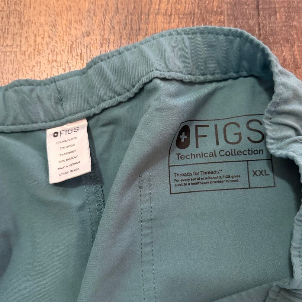 FIGS Hydrogreen Cairo Cargo Scrub Pants Technical Collection Size XXL - Picture 3 of 8